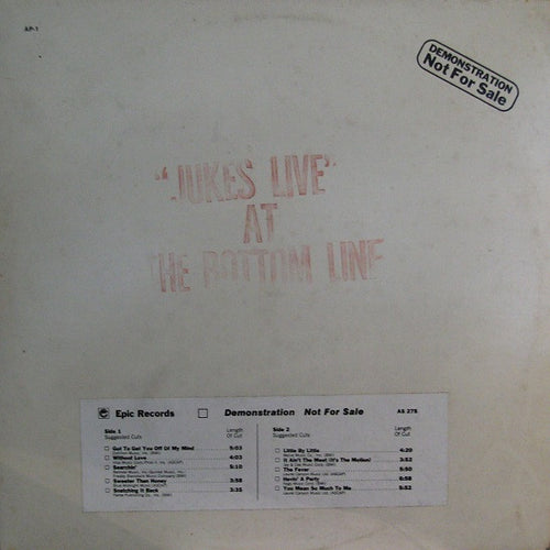 Southside Johnny & The Asbury Jukes: Jukes Live At The Bottom Line 12