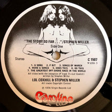 Steve Miller / Lol Coxhill: "The Story So Far..." "...Oh Really?" 12"