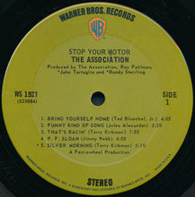 The Association: Stop Your Motor 12"