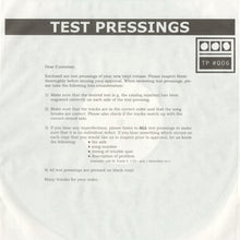 Demdike Stare: Testpressing #006 12"