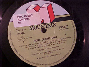 The Baker Gurvitz Army: S/T 12"