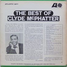 Clyde McPhatter: The Best of Clyde McPhatter 12"