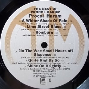 Procol Harum: The Best Of Procol Harum 12"