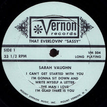 Sarah Vaughn: The Everlovin' Sassy 12"