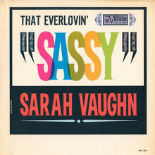 Sarah Vaughn: The Everlovin' Sassy 12"