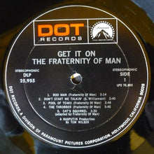 The Fraternity Of Man: Get It On! 12"