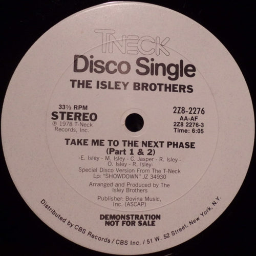 The Isley Brothers: Take Me To The Next Phase / Tell Me When You Need It Again 12