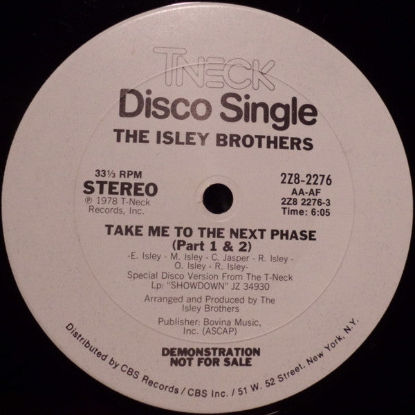 The Isley Brothers: Take Me To The Next Phase / Tell Me When You Need It Again 12