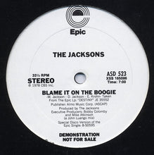 The Jacksons: Blame It On The Boogie 12"