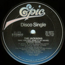 The Jacksons: Shake Your Body (Down To The Ground) (European Version) 12"