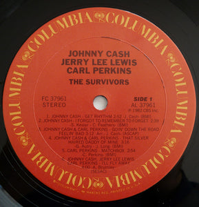 Johnny Cash, Jerry Lee Lewis, Carl Perkins: The Survivors 12"