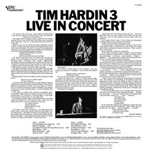 Tim Hardin: Tim Hardin 3 Live In Concert 12"