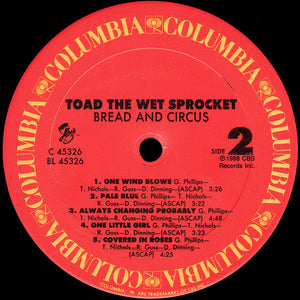 Toad The Wet Sprocket: Bread And Circus 12"