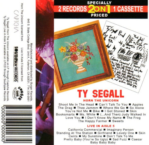 Ty Segall: Horn The Unicorn / Live In Aisle 5 cassette