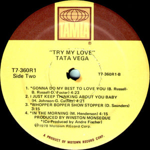 Tata Vega: Try My Love 12"