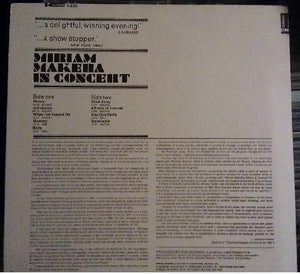 Miriam Makeba: In Concert 12"