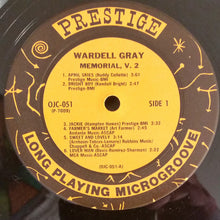 Wardell Gray: Memorial Volume 2 12"