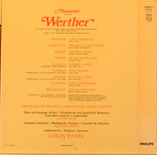 Massenet - Carreras, Von Stade, Allen, Buchanan, Lloyd, Orchestra Of The Royal Opera House, Covent Garden, Colin Davis: Werther 12" box set