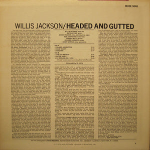 Willis Jackson: Headed And Gutted 12"