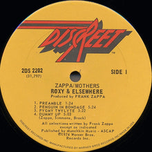 Zappa / Mothers: Roxy & Elsewhere 2x12"