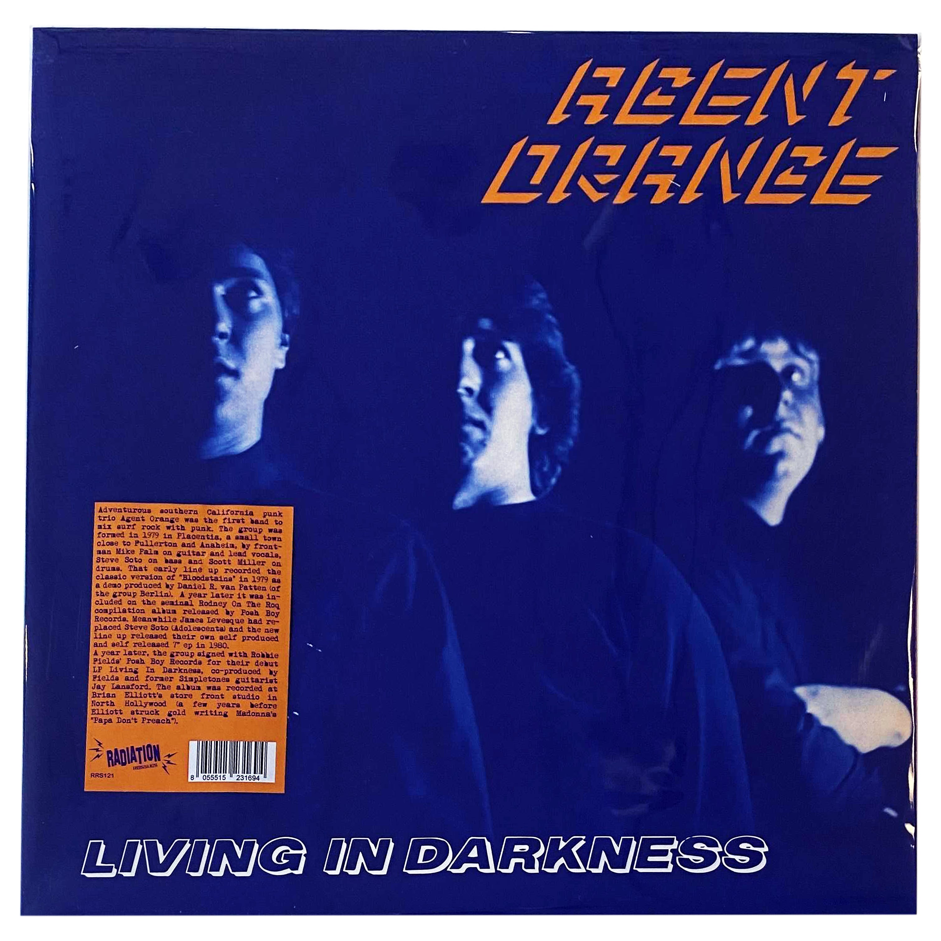 ＊CD AGENT ORANGE/Living In Darkness 1981年作品1st+ボーナストラック収録 米国/カリフォルニアパンクロック DEAD KENNEDYS MISFITS